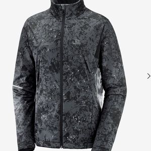 Agile print RUNNING  jacket by SALOMON